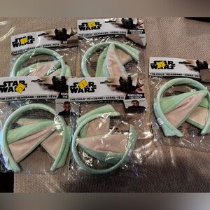5 Star Wars Mint and Cream Headband Set